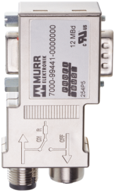Adapter M12 / D-Sub 90° Profibus - Mini  7000-99441-0000000
