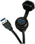 MSDD Einbaudose USB 3.0 BF A, 2.0 m