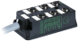 M12-DISTRIBUTOR BOX 6-WAY, 5-POLE WITHOUT LED