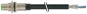 M12 male receptacle 12-pole shielded rear mount